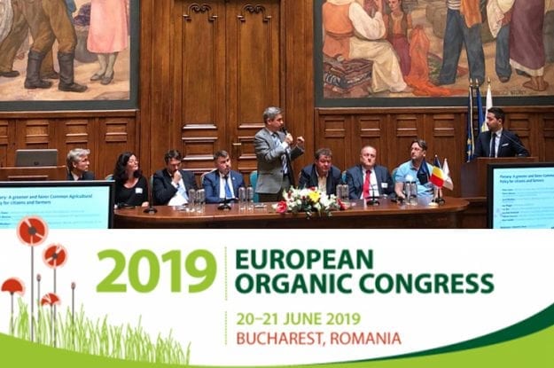 Il 13th European Organic Congress 2019 si chiuderà oggi a Bucarest. Suolo e Salute sponsor dell’evento.
