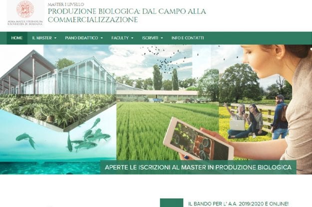 “Produzione biologica: dal campo alla commercializzazione”, il master dell’agricoltura biologica